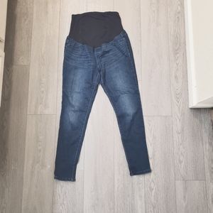 Maternity medium dark wash jeans